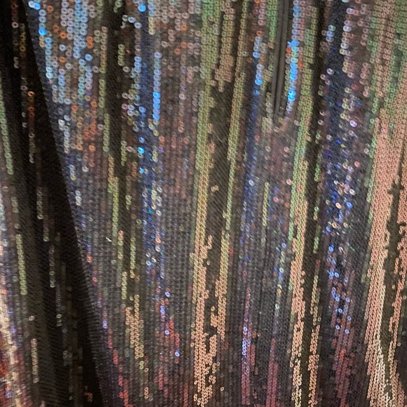 Liquid bead Black Calvin Klein party dress - Picture 6 of 6